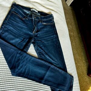 Banana Republic dark wash skinnies.
